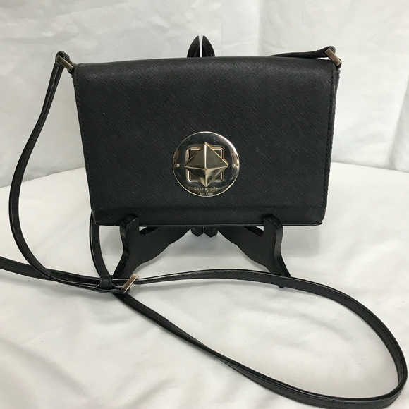 Kate Spade Newbury Lane Sally Crossbody in Black EUC - Picture 1 of 5